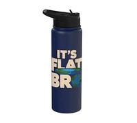 Es Flat Bro - Flat Earth Society Flat Earther Stainless Steel Insulated Water Bottle