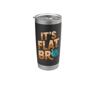 Es Flat Bro - Flat Earth Society Flat Earther Vaso térmico de acero inoxidable de doble pared