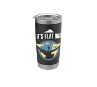 Es Flat Bro - Sociedad de la Tierra Plana Vaso térmico de acero inoxidable de doble pared