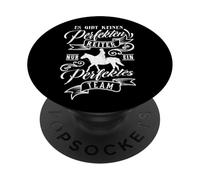 Es gibt keinen perfekten Reiter Team Horse Rider Bond PopSockets PopGrip Adhesivo