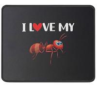 Es Gracioso, Amo A Mi Tía Hormiga Mouse Pad Antideslizante Mousepad Agradable Alfombrilla De Escritorio para Pc Ordenador Gaming 25X30Cm