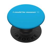 Es Gracioso, podría ser más Mala, Cara Feliz PopSockets PopGrip Adhesivo