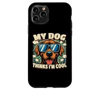Es gracioso que mi perro piense que soy genial, un perro divertido Carcasa para iPhone 11 Pro