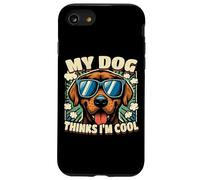Es gracioso que mi perro piense que soy genial, un perro divertido Carcasa para iPhone SE (2020) / 7 / 8