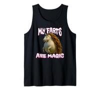 Es gracioso que mis pedos sean mágicos, irónico, unicornio, humor Camiseta sin Mangas