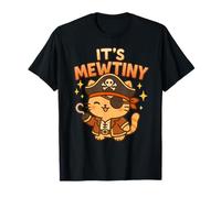 Es gracioso que se trate de un gato pirata, juego de palabras, broma de papá Camiseta