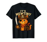 Es gracioso que se trate de un gato pirata, juego de palabras, broma de papá Camiseta