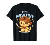 Es gracioso que se trate de un gato pirata, juego de palabras, broma de papá Camiseta