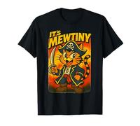 Es gracioso que se trate de un gato pirata, juego de palabras, broma de papá Camiseta