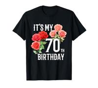 Es Gracioso Que Sea mi 70 cumpleaños, Rosa para Mujer de 70 años Camiseta
