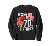Es Gracioso Que Sea mi 70 cumpleaños, Rosa para Mujer de 70 años Sudadera