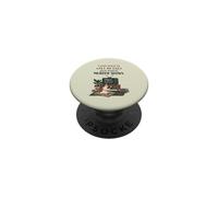 Es Gracioso, Solo Quiero acariciar a mi Gato y Ver Murder Shows 2 PopSockets PopGrip Adhesivo