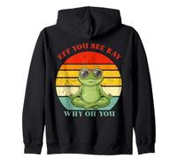 Es Gracioso, Ves a Kay Frog, Eff, Ves a Kay, por qué, oh, tú Yoga Sudadera con Capucha
