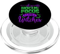 ES Hocus Pocus Time Witches Funny Scary Halloween PopSockets PopGrip para MagSafe