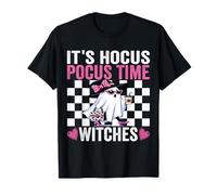 Es Hora de Hocus Pocus, la Hora de Las Brujas, mamá Divertida, Perezosa, Fantasma de Halloween Camiseta