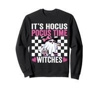 Es Hora de Hocus Pocus, la Hora de Las Brujas, mamá Divertida, Perezosa, Fantasma de Halloween Sudadera