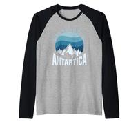 Es Hora De Mudarse A La Antártida Continente Antártida Camiseta Manga Raglan