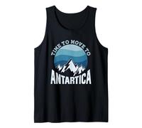 Es Hora De Mudarse A La Antártida Continente Antártida Camiseta sin Mangas