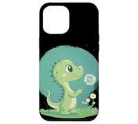 Es hora de soñar con este diente de león flotante y dinosaurio Carcasa para iPhone 12 Pro Max