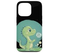 Es hora de soñar con este diente de león flotante y dinosaurio Carcasa para iPhone 13 Pro