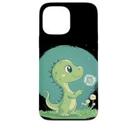 Es hora de soñar con este diente de león flotante y dinosaurio Carcasa para iPhone 13 Pro Max