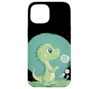 Es hora de soñar con este diente de león flotante y dinosaurio Carcasa para iPhone 15