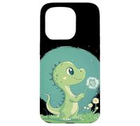Es hora de soñar con este diente de león flotante y dinosaurio Carcasa para iPhone 15 Pro