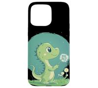 Es hora de soñar con este diente de león flotante y dinosaurio Carcasa para iPhone 15 Pro Max