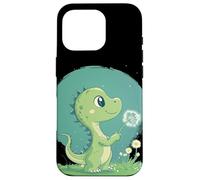 Es hora de soñar con este diente de león flotante y dinosaurio Carcasa para iPhone 16 Pro