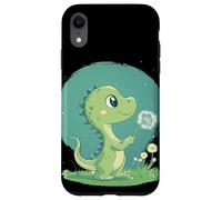 Es hora de soñar con este diente de león flotante y dinosaurio Carcasa para iPhone XR
