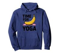 Es Hora de Yoga Banana Divertida Arte Sudadera con Capucha