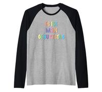 es ist mein Geburtstag Camiseta Manga Raglan