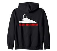 ES ist VOLLBRACHT - Passover Easter Jesus Cross (German) Sudadera con Capucha