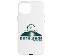 Es ist Vollbracht - Passover Easter Jesus Empty Tomb German Carcasa para iPhone 15 Plus