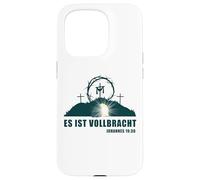 Es ist Vollbracht - Passover Easter Jesus Empty Tomb German Carcasa para iPhone 15 Pro