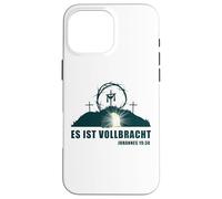 Es ist Vollbracht - Passover Easter Jesus Empty Tomb German Carcasa para iPhone 16 Pro MAX