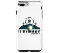 Es ist Vollbracht - Passover Easter Jesus Empty Tomb German Carcasa para iPhone 7 Plus/8 Plus