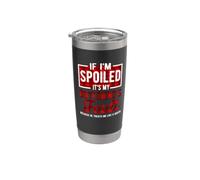 Es la culpa de mi novio broma divertida de novia Vaso térmico de acero inoxidable de doble pared