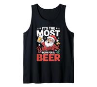 Es la hora más maravillosa para una Navidad de cerveza Camiseta sin Mangas