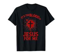 Es la Sangre de Jesús para Mí Sangrienta Cruz Fe Evangelio Camiseta