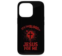 Es la Sangre de Jesús para Mí Sangrienta Cruz Fe Evangelio Carcasa para iPhone 13 Pro