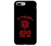 Es la Sangre de Jesús para Mí Sangrienta Cruz Fe Evangelio Carcasa para iPhone 7 Plus/8 Plus