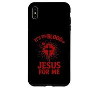 Es la Sangre de Jesús para Mí Sangrienta Cruz Fe Evangelio Carcasa para iPhone XS Max