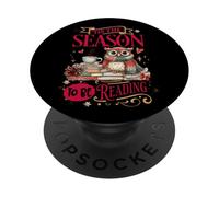 Es la Temporada para Leer Owl Magic PopSockets PopGrip Adhesivo