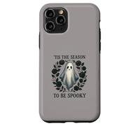 Es la temporada para ser fantasma gótico espeluznante y rosa negra Carcasa para iPhone 11 Pro
