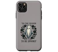 Es la temporada para ser fantasma gótico espeluznante y rosa negra Carcasa para iPhone 11 Pro Max