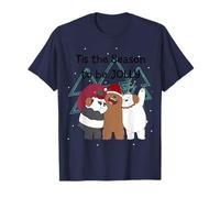 Es la Temporada para ser Jolly Bears Fun Holiday Camiseta