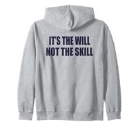 ES LA VOLUNTAD NO LA HABILI Sudadera con Capucha