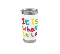 Es lo que es Vaso térmico de acero inoxidable de doble pared