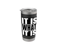 ES LO QUE ES Vaso térmico de acero inoxidable de doble pared